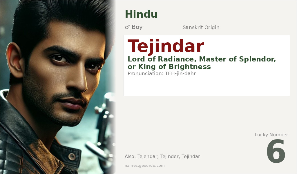 Tejindar Name Meaning and Details