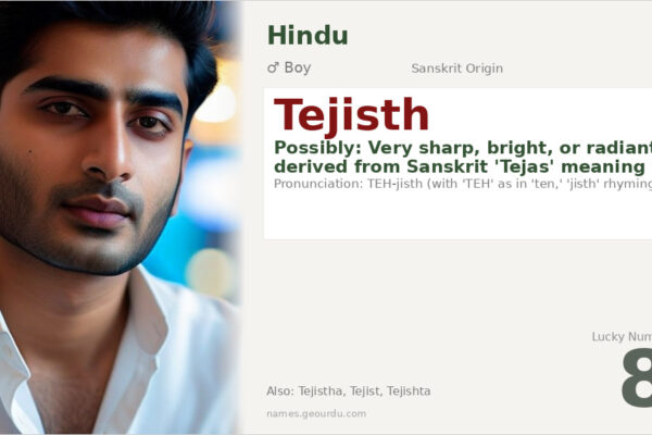 Tejisth Meaning — Origin, Gender & Details (2025)