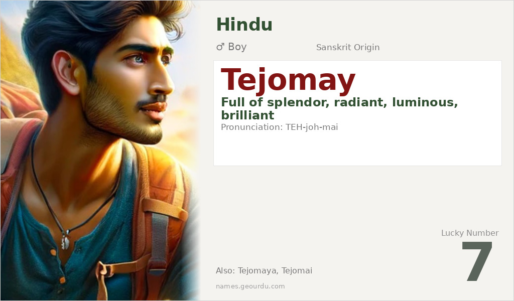 Tejomay Name Meaning and Details