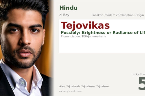 Tejovikas Name Meaning — Origin, Gender & Details (2025)