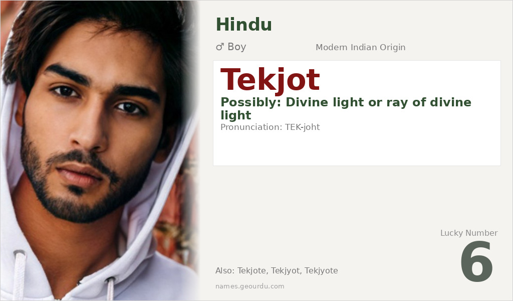 Tekjot Name Meaning and Details