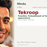 Tekroop Name Meaning and Details