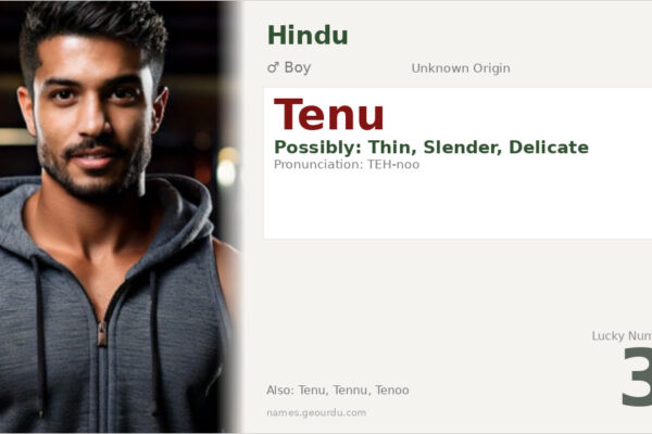Tenu Name Meaning — Origin, Gender & Details (2025)