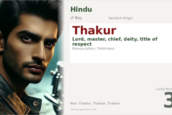 Thakur Name Meaning — Sanskrit Origin, Lord & Cultural Significance (2025)