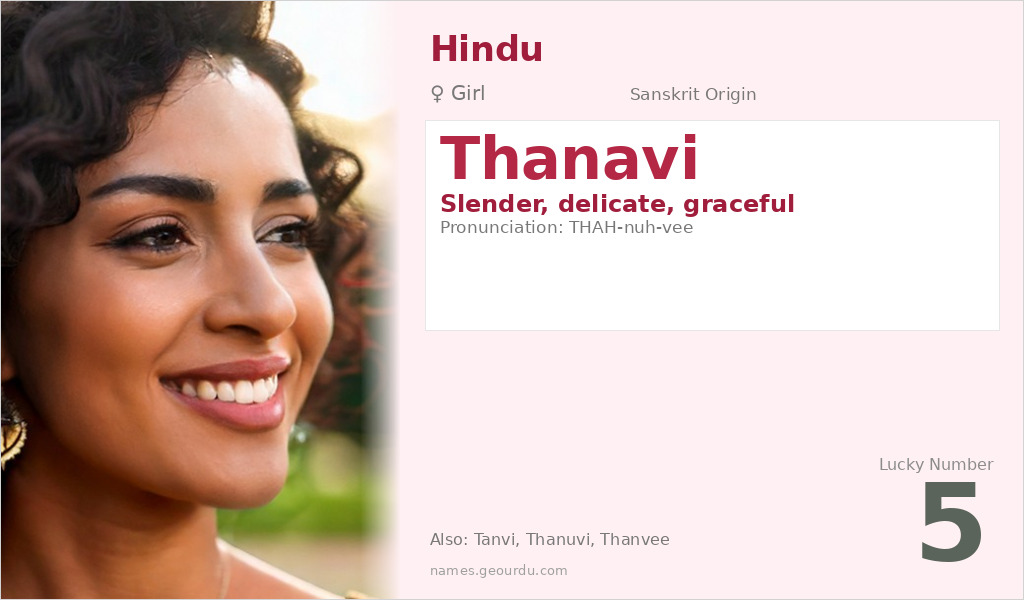 Thanavi Name Meaning and Details
