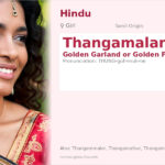 Thangamalar Name Meaning and Details