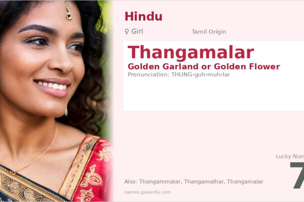 Thangamalar Meaning — Tamil Origin, Girl Name & Details (2025)