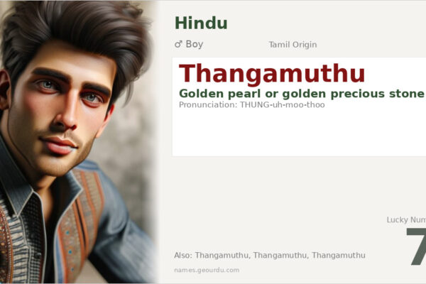 Thangamuthu Name Meaning — Tamil Origin, Boy Name & Details (2025)