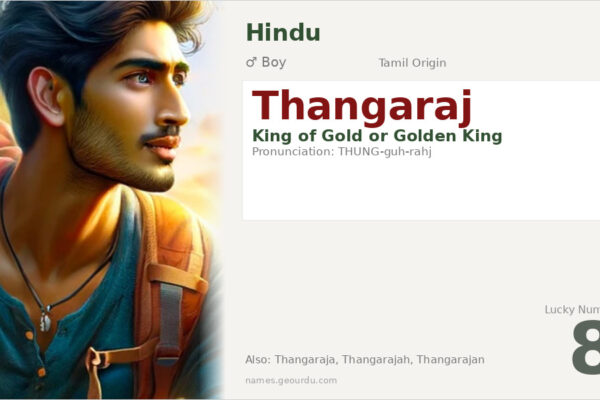 Thangaraj Meaning — Tamil Origin, Boy Name & Details (2025)