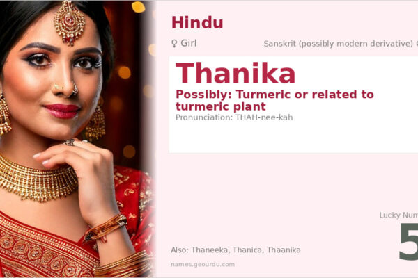 Thanika Name Meaning — Origin, Gender & Details (2025)