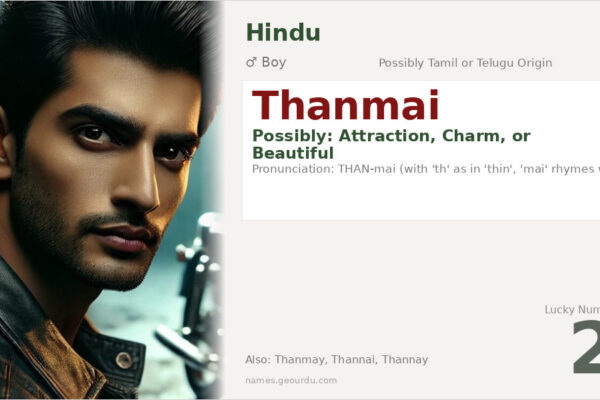 Thanmai Name Meaning — Origin, Gender & Details (2025)