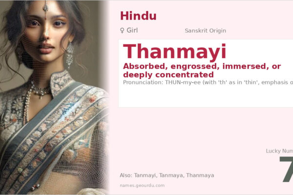 Thanmayi Name Meaning — Sanskrit Origin, Girl Name & Spiritual Significance (2025)