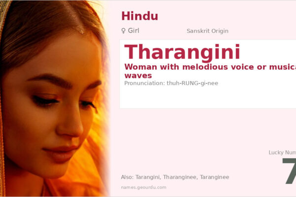 Tharangini Name Meaning — Sanskrit Origin, Girl Name & Details (2025)