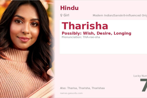Tharisha Name Meaning — Origin, Gender & Details (2025)