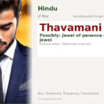 Thavamani Name Meaning and Details