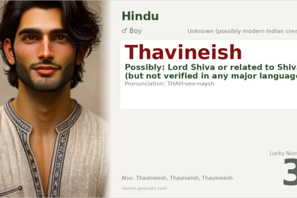 Thavineish Meaning — Origin, Gender & Details (2025)