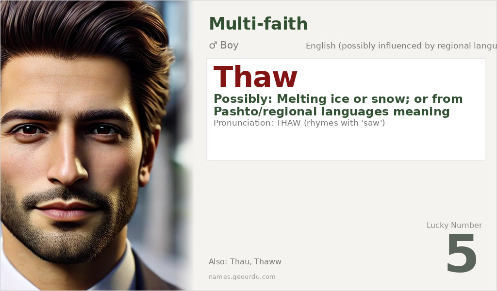Thaw Name Meaning and Details