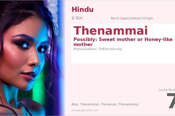Thenammai Name Meaning — Origin, Gender & Details (2025)