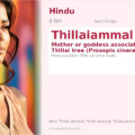 Thillaiammal Name Meaning and Details