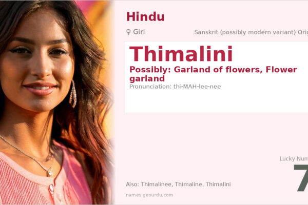 Thimalini Name Meaning — Origin, Gender & Details (2025)