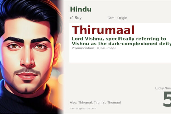 Thirumaal Meaning — Tamil Origin, Vishnu & Details (2025)