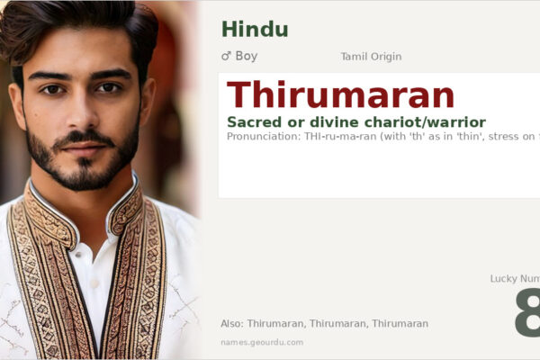 Thirumaran Name Meaning — Sacred Warrior Origin & Details (2025)