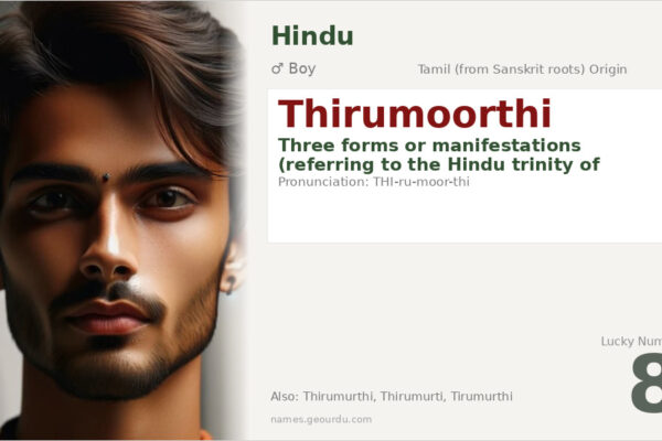 Thirumoorthi Name Meaning — Origin, Gender & Details (2025)