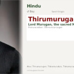 Thirumurugan Name Meaning and Details