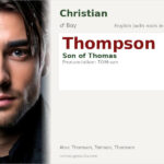 Thompson Name Meaning and Details
