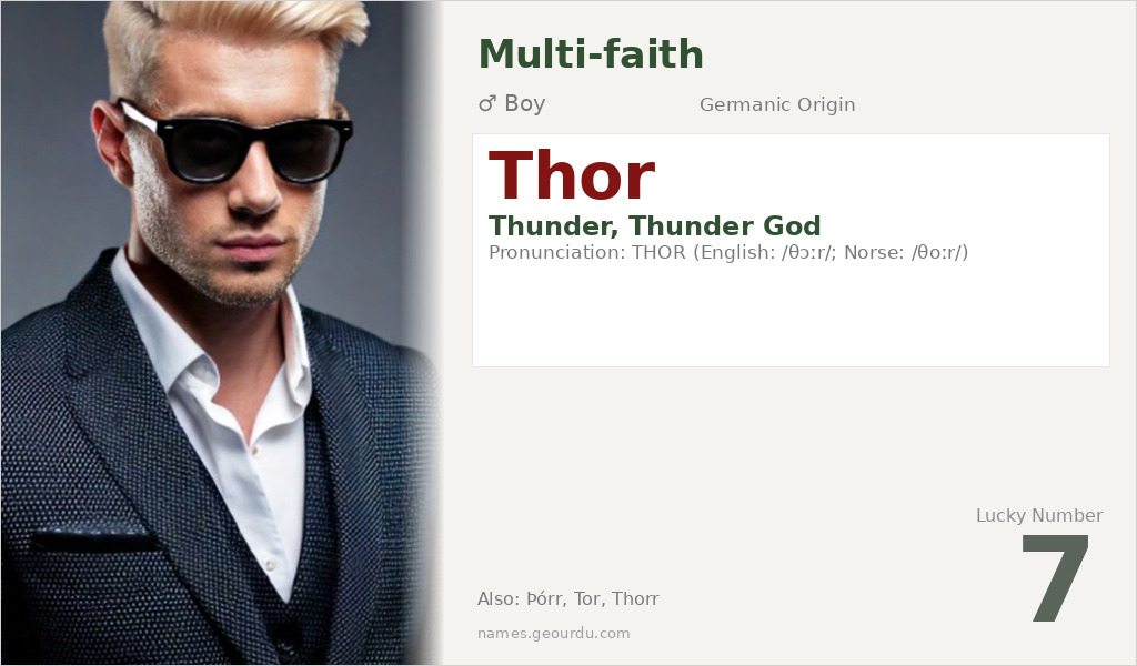 Thor Name Meaning and Details