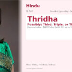 Thridha Name Meaning and Details