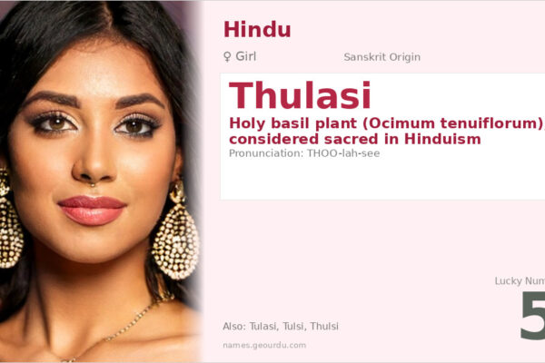 Thulasi Name Meaning — Sanskrit Origin, Hindu Significance & Details (2025)