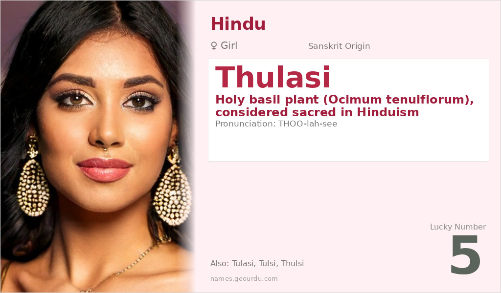 Thulasi Name Meaning and Details