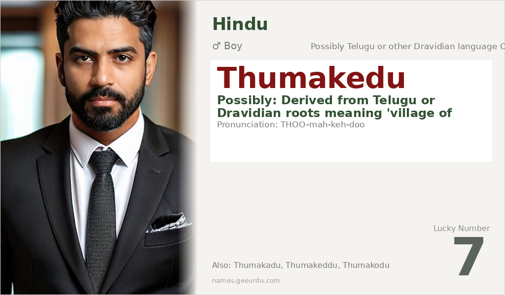 Thumakedu Name Meaning and Details