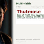 Thutmose Name Meaning and Details