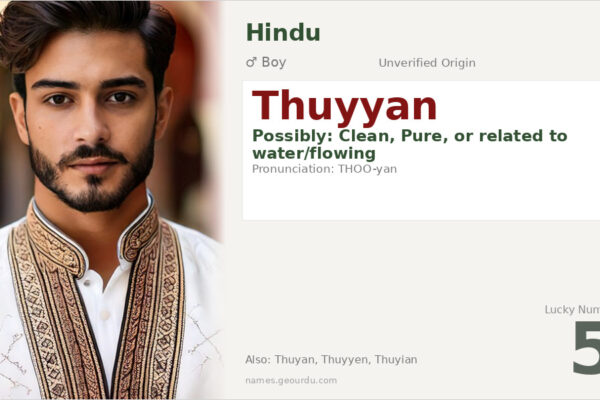 Thuyyan Meaning — Origin, Gender & Details (2025)