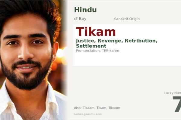 Tikam Name Meaning — Justice, Origin & Details (2025)
