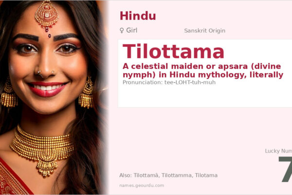 Tilottama Name Meaning — Sanskrit Origin, Hindu Mythology & Details (2025)