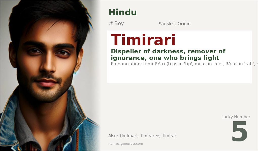 Timirari Name Meaning and Details