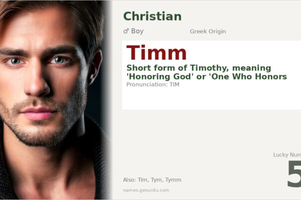 Timm Name Meaning — Greek Origin, Boy Name & Details (2025)