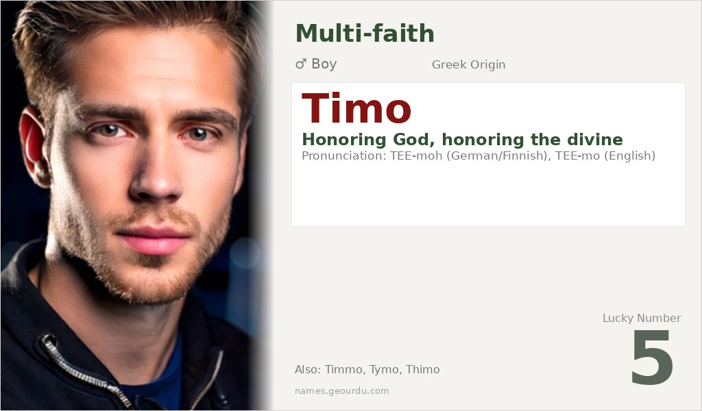 Timo Name Meaning and Details
