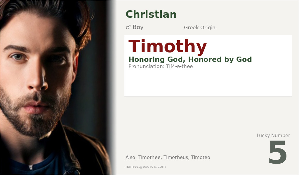 Timothy Name Meaning and Details