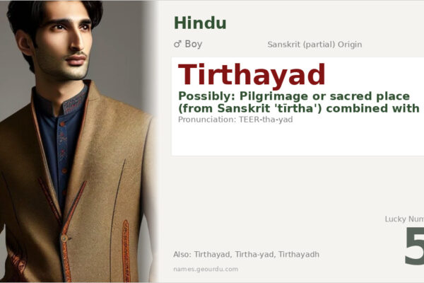 Tirthayad Name Meaning — Origin, Gender & Details (2025)