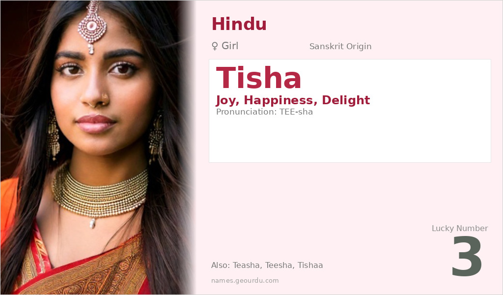 Tisha Name Meaning and Details