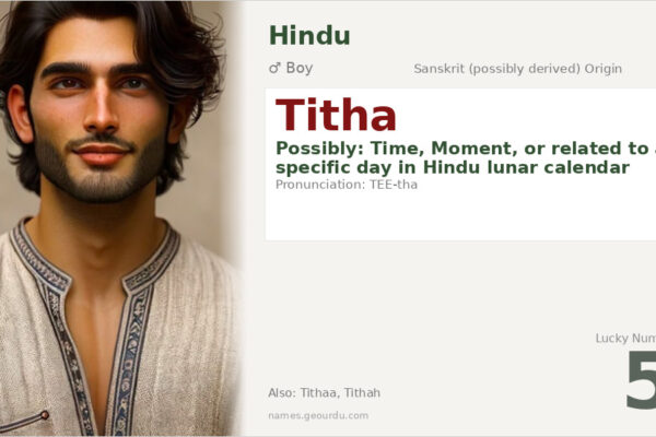 Titha Name Meaning — Origin, Gender & Details (2025)