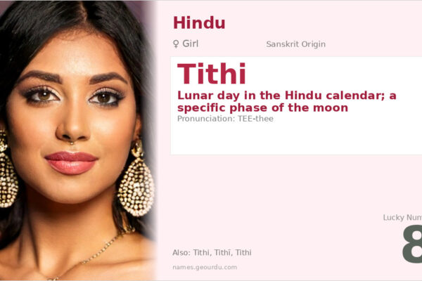 Tithi Name Meaning — Sanskrit Origin, Hindu Girl Name & Lunar Significance (2025)