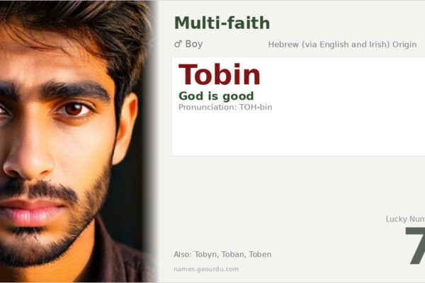 Tobin Name Meaning — Hebrew Origin, Boy Name & Details (2025)