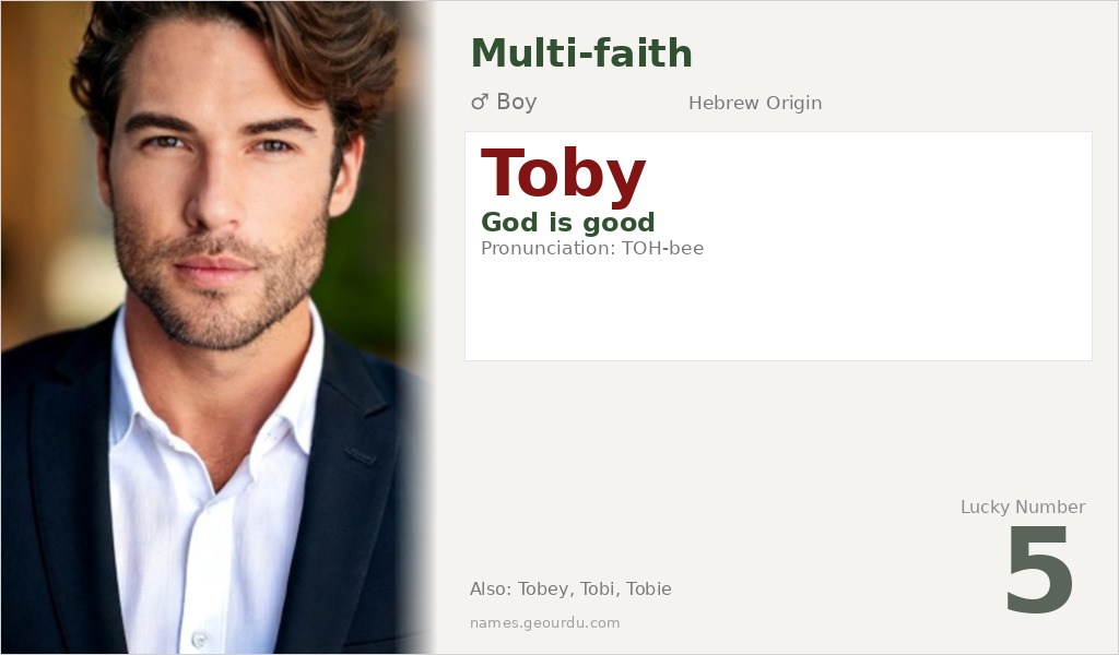 Toby Name Meaning and Details