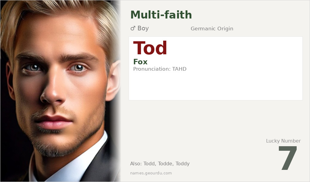 Tod Name Meaning and Details
