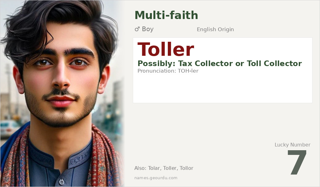 Toller Name Meaning and Details